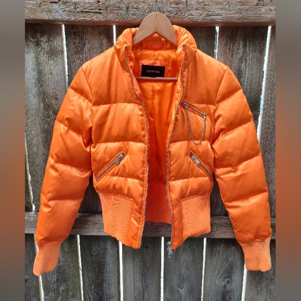 Express vintage down-filled jacket